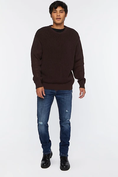 Distressed Slim-Fit Jeans