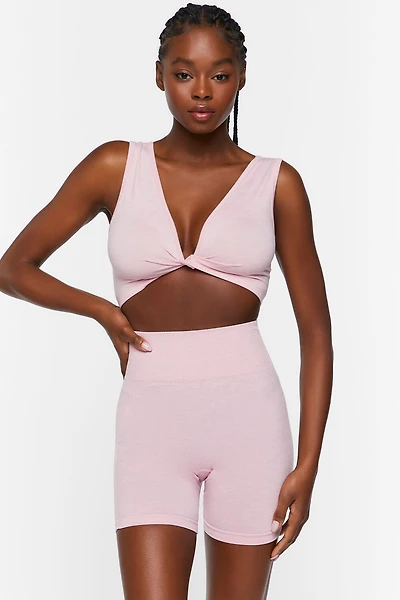 Active Seamless Space Dye Biker Shorts