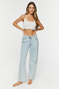 Seamless Lettuce-Edge Cropped Cami