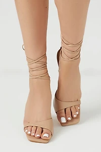 Lace-Up Stiletto Heels