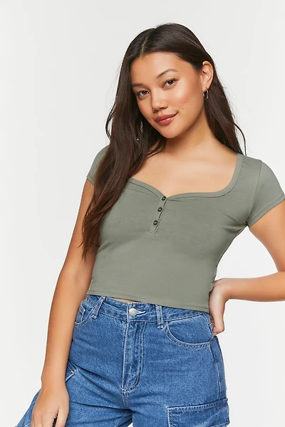 Sweetheart Short-Sleeve Top