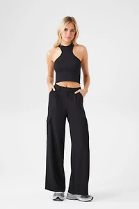 Wide-Leg Cargo Pants