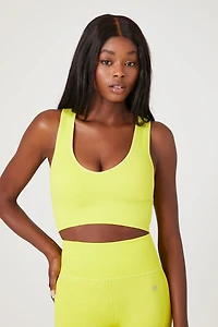 Seamless Ribbed Sports Bra