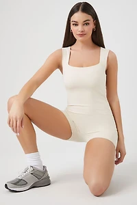 Square-Neck Tank Romper