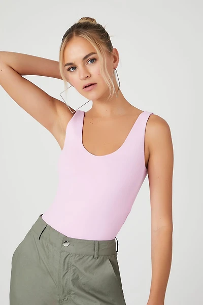 Scoop-Neck Fitted Tank Top