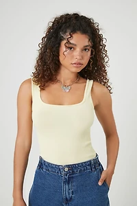 Seamless Square-Neck Bodysuit