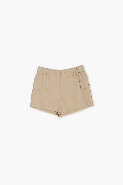 Girls Twill Cargo Shorts (Kids)