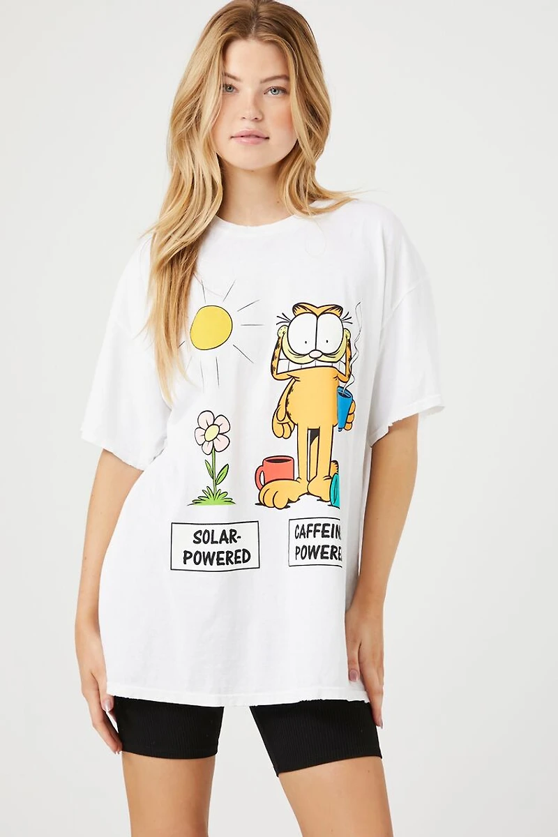 Oversized Garfield Graphic Tee