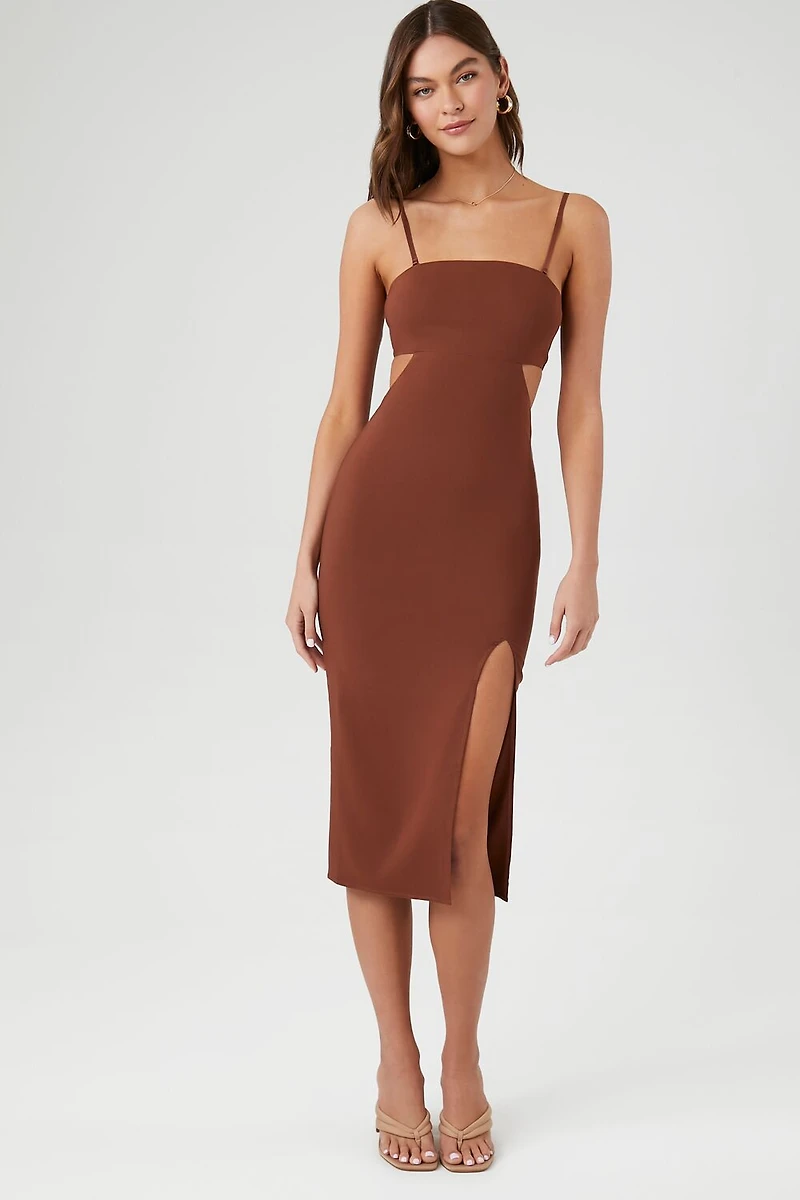 Cutout Midi Cami Dress
