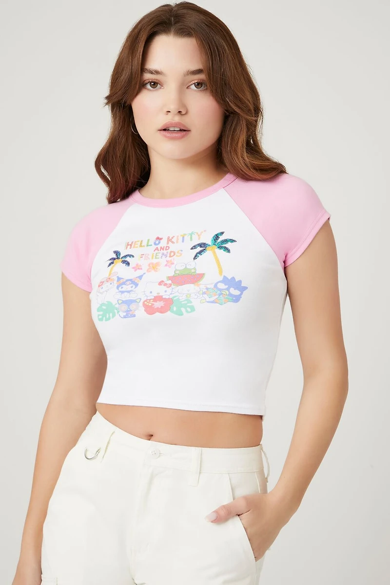 Hello Kitty Raglan Baby Tee
