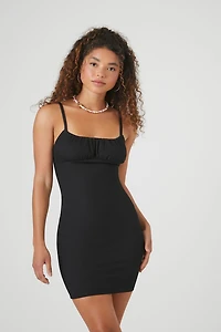 Ribbed Knit Bodycon Midi Dress