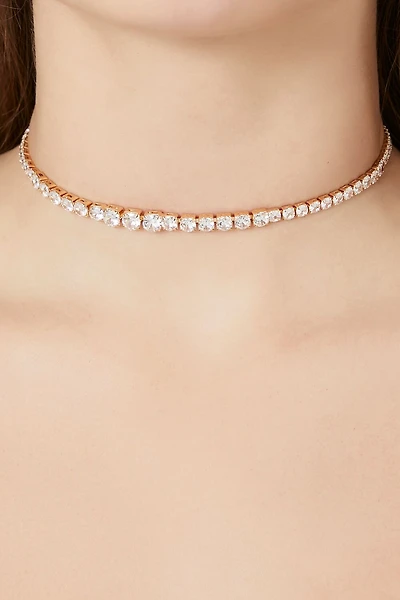 Rhinestone Choker Necklace