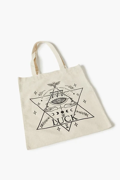 Luck Graphic Tote Bag