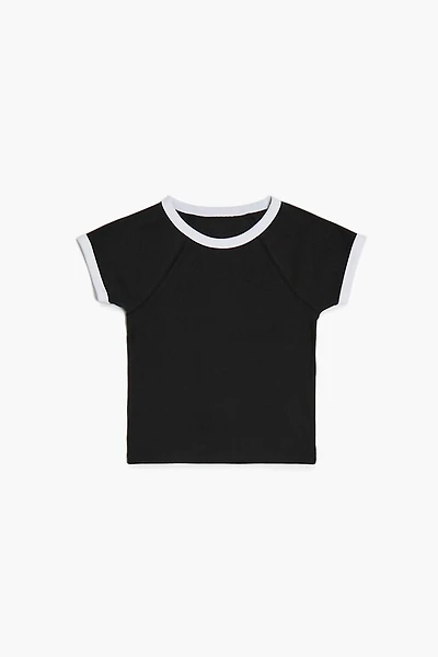 Girls Raglan Ringer Tee (Kids)