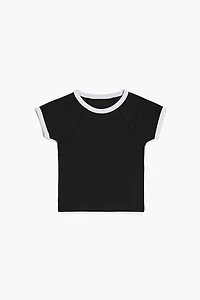 Girls Raglan Ringer Tee (Kids)