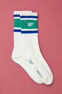 Reebok Varsity-Striped Crew Socks