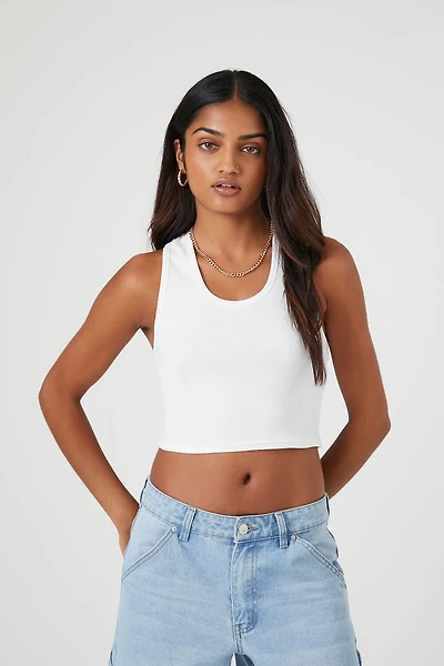 Crisscross Cropped Tank Top