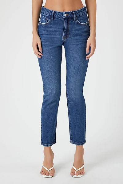 Curvy High-Rise Straight Jeans