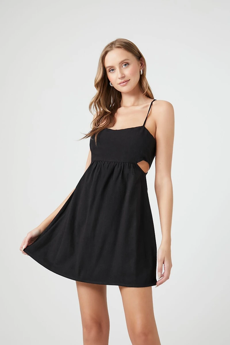 Cutout Cami Babydoll Dress