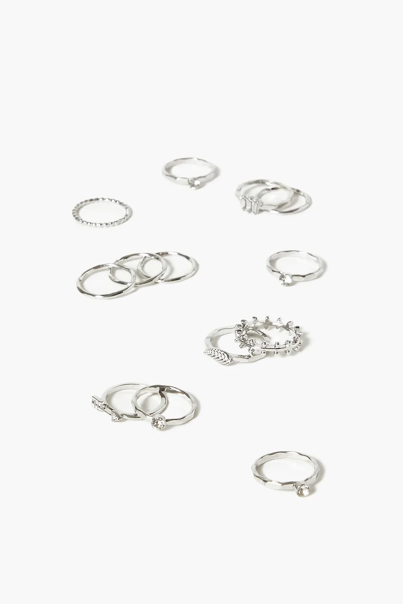 Variety Faux Gem Ring Set