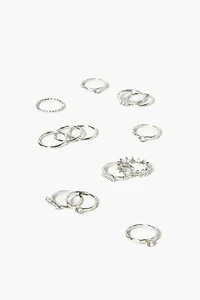 Variety Faux Gem Ring Set