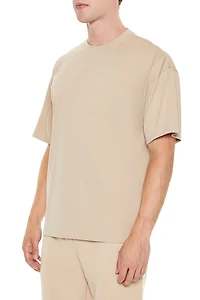 Cotton Crew High-Low Hem Tee