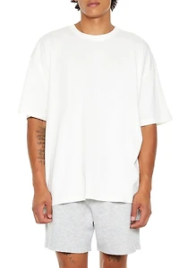 Cotton Crew High-Low Hem Tee