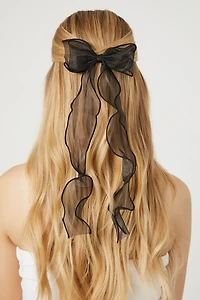 Sheer Ribbon Hair Clip