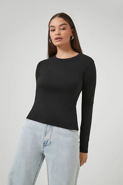 Long-Sleeve Crew Top