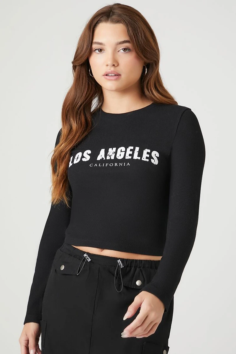 Los Angeles Graphic Cropped Tee