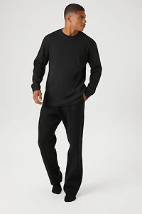 Wide-Leg Pajama Pants