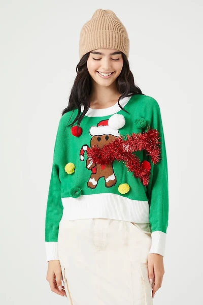 Gingerbread Man Christmas Sweater