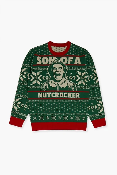 Son of a Nutcracker Elf Christmas Sweater