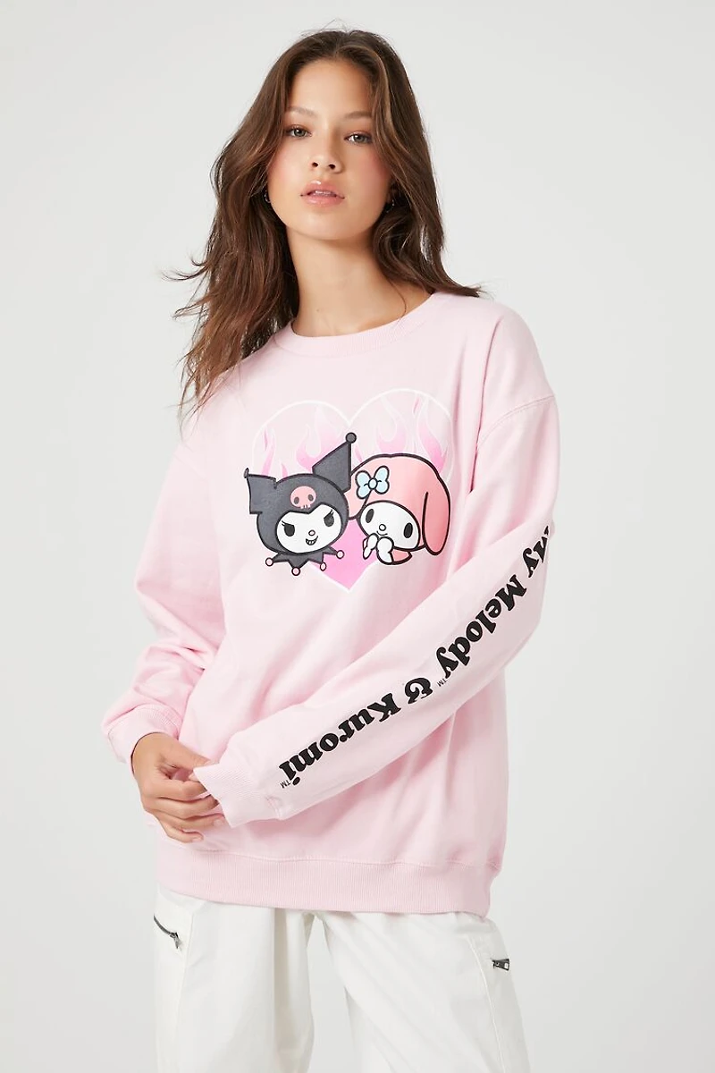 My Melody & Kuromi Graphic Pullover