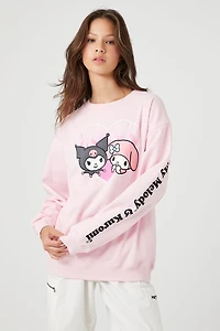 My Melody & Kuromi Graphic Pullover