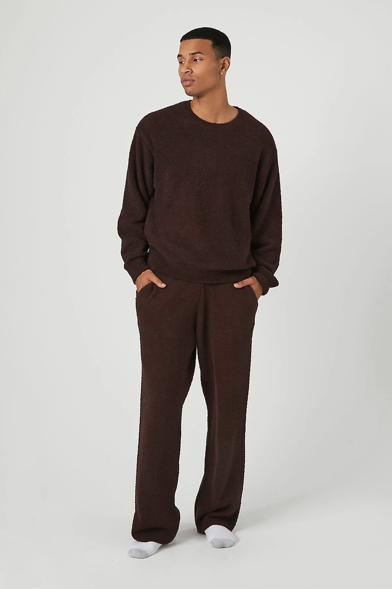 Drawstring Wide-Leg Pajama Pants