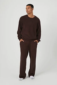 Drawstring Wide-Leg Pajama Pants