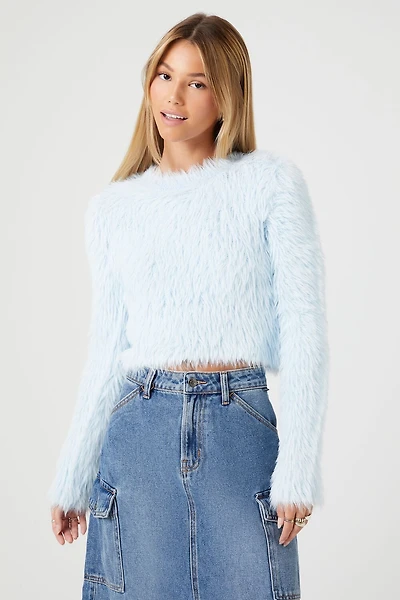 Shaggy Faux Fur Sweater