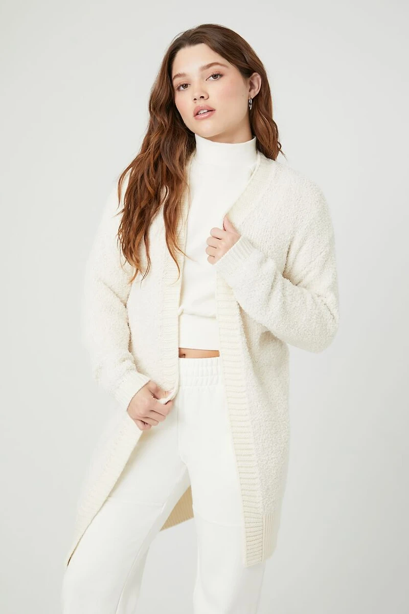 Open-Front Cardigan Sweater