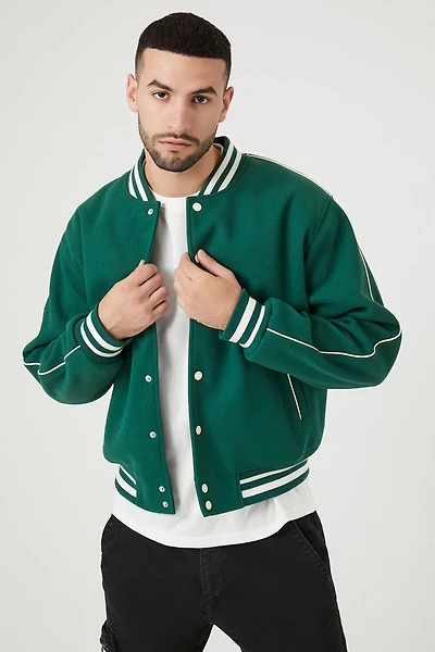 Varsity Letterman Bomber Jacket