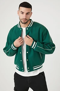 Varsity Letterman Bomber Jacket