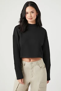 French Terry Cropped Pullover