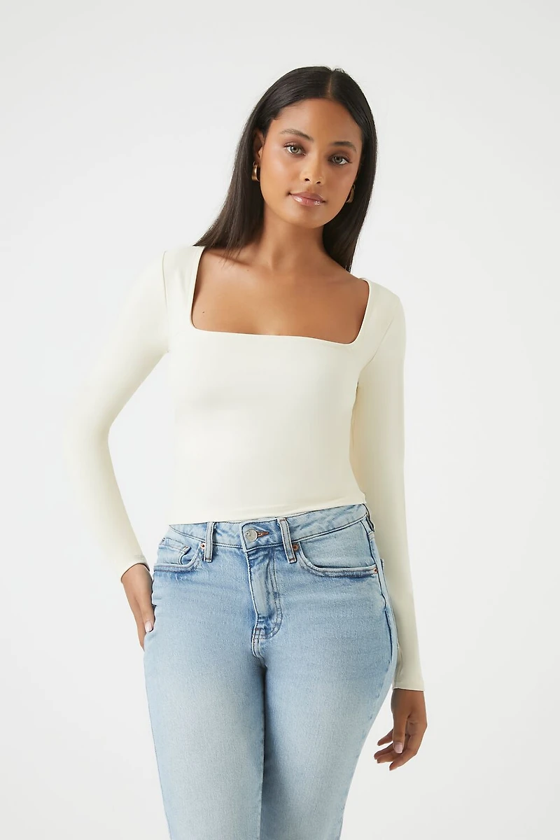 Contour Sculpt Long-Sleeve Top