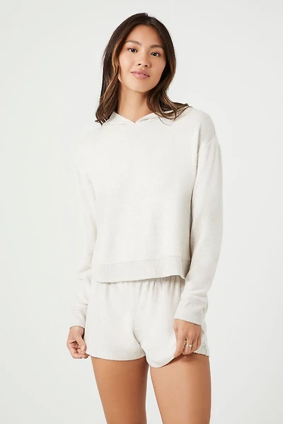 High-Rise Pajama Shorts