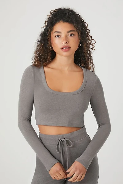 Scoop-Neck Crop Top
