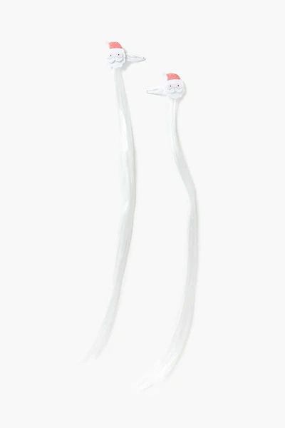 Girls Santa Hair Extension Set (Kids)