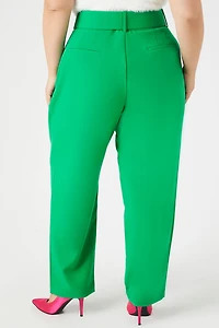 Plus Belted Trouser Pants