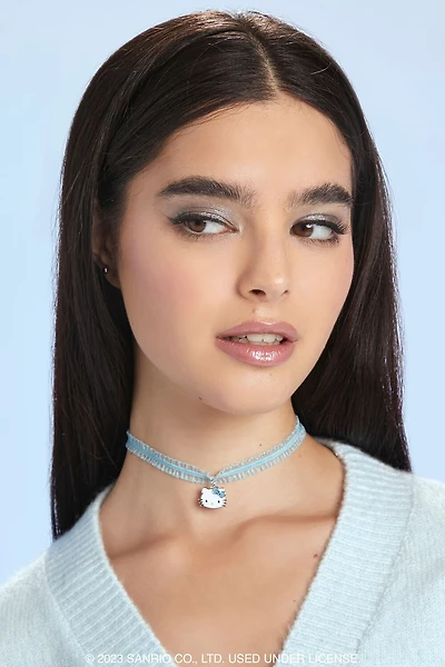 Hello Kitty Lace Charm Choker