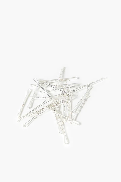 Metal Bobby Pin Set - 25 Pack