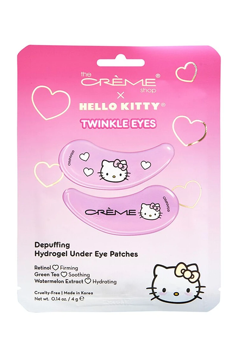 The Crème Shop x Hello Kitty Twinkle Eyes Depuffing Hydrogel Under Eye Patches